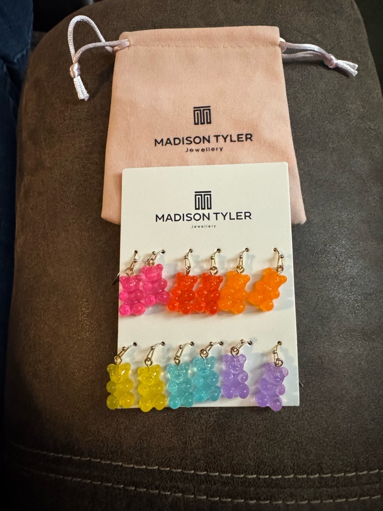 Madison Tyler Gummy Bear Dangle Earrings - Multicolor